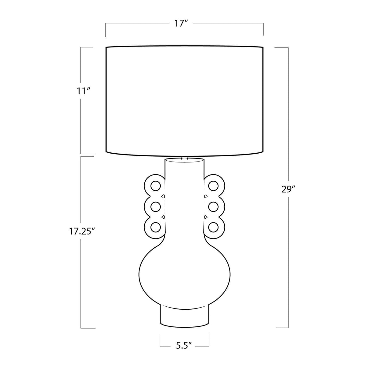 Regina Andrew Chandra Metal Table Lamp Lighting regina-andrew-13-1545 844717032660
