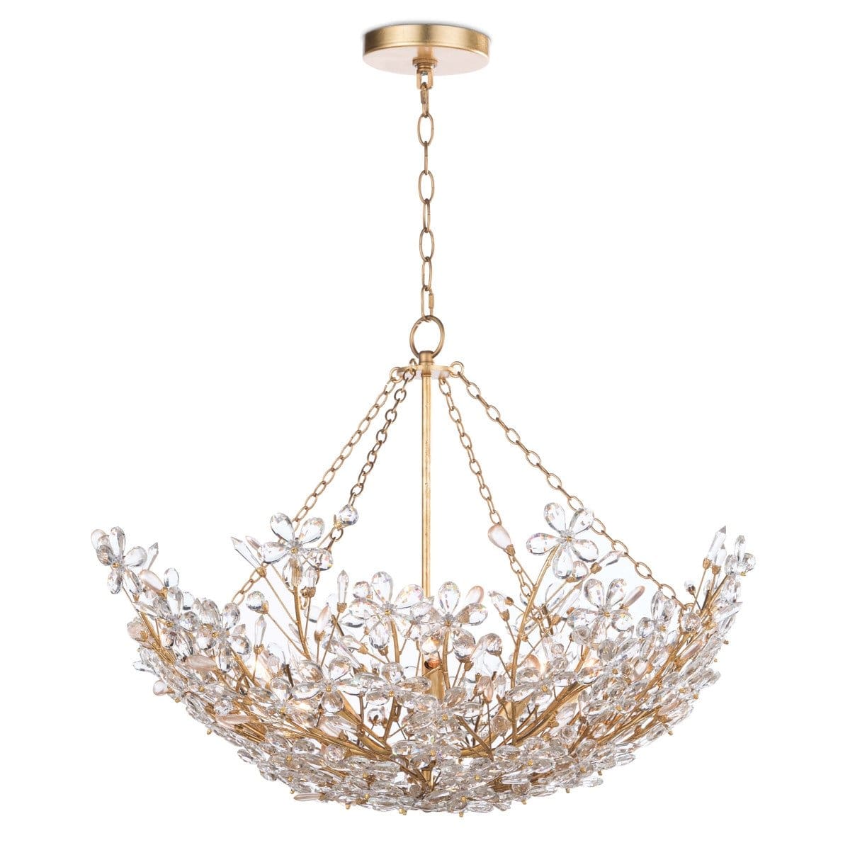 Regina Andrew Cheshire Basin Pendant - Gold Leaf Lighting regina-andrew-16-1174GL 00844717090844