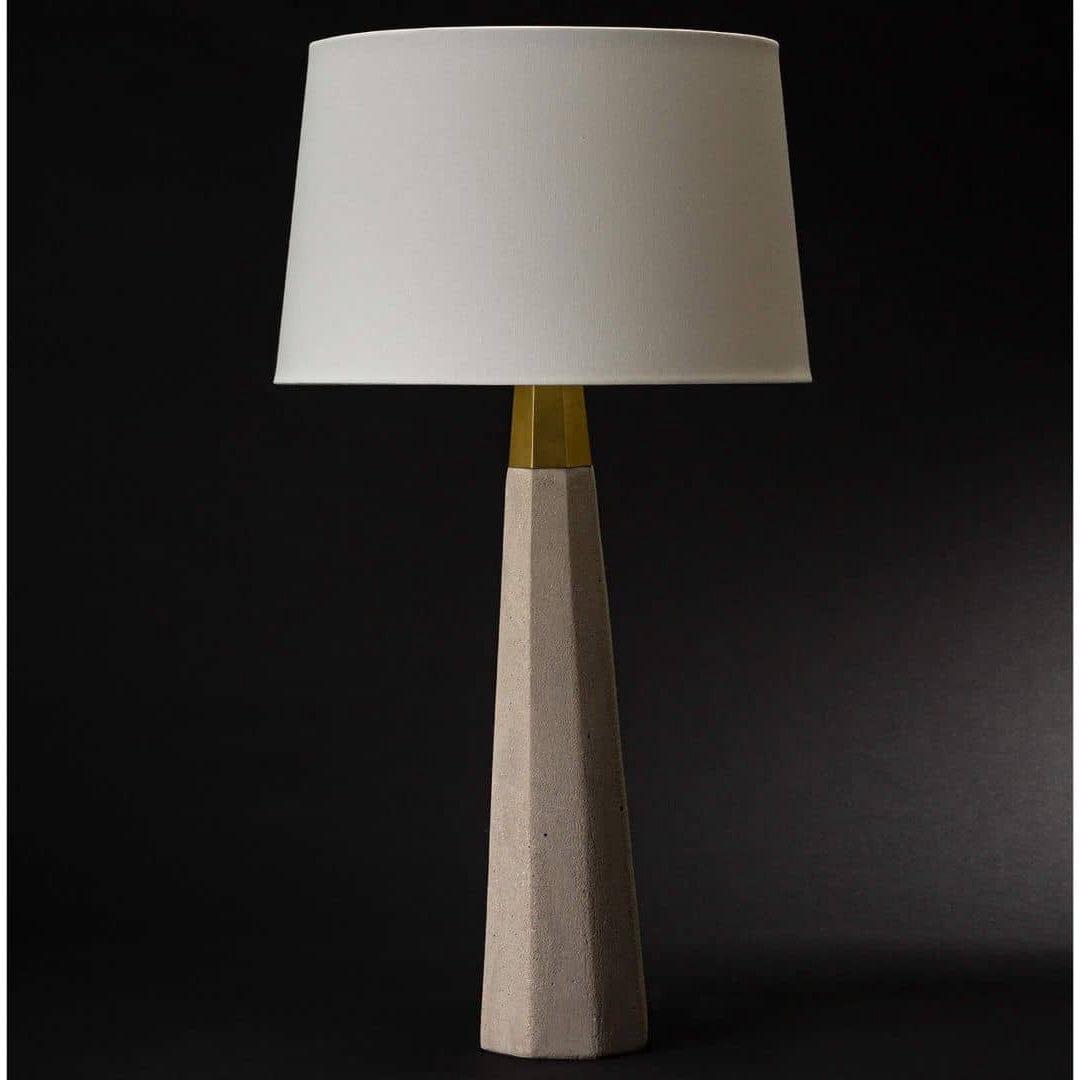 Regina Andrew Concrete and Brass Table Lamp Lighting regina-andrew-13-1051 844717012211