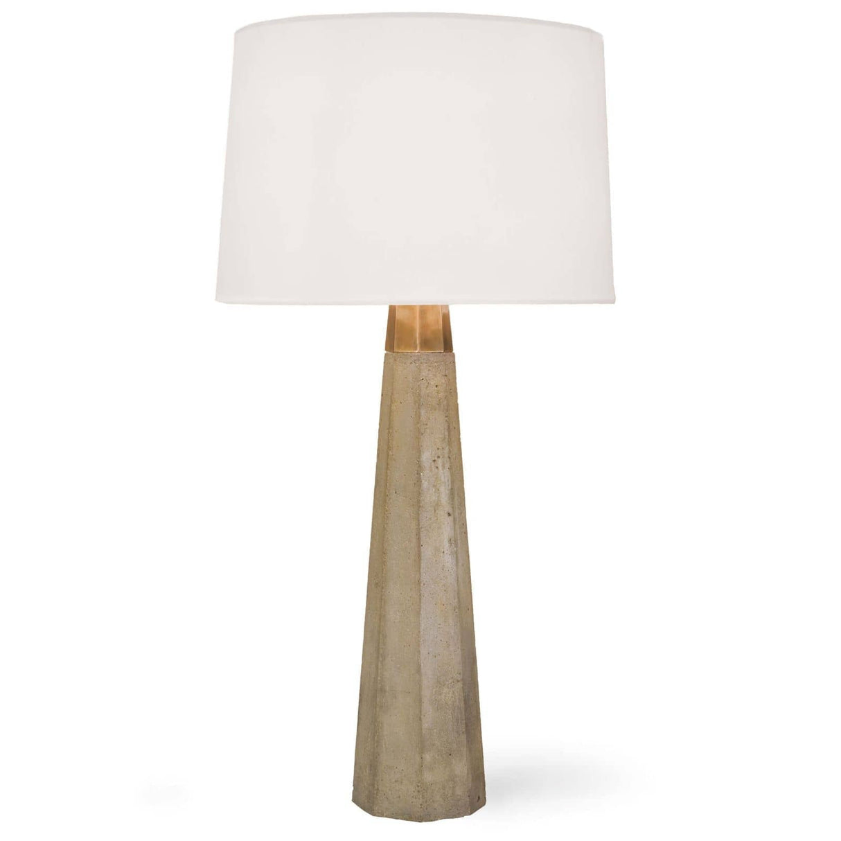 Regina Andrew Concrete and Brass Table Lamp Lighting regina-andrew-13-1051 844717012211