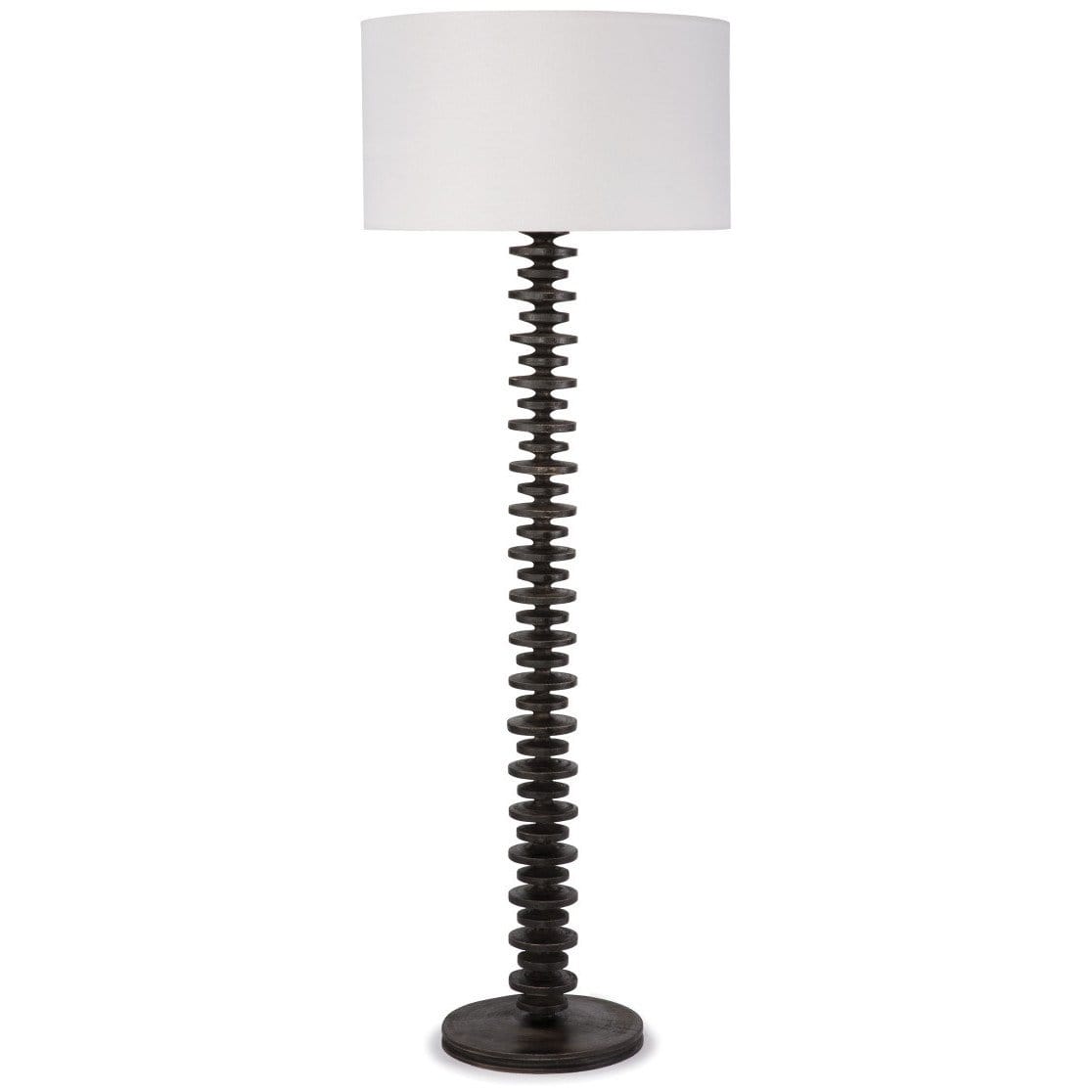 Regina Andrew Fishbone Floor Lamp - Ebony Lighting regina-andrew-14-1020 00844717027666