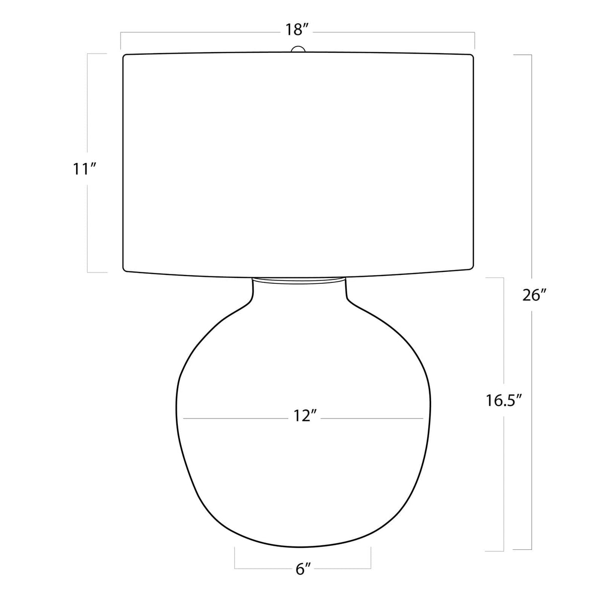 Regina Andrew Freesia Glass Table Lamp Lighting regina-andrew-13-1547 844717033919