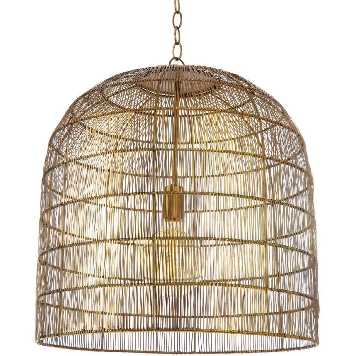 Regina Andrew Fresco Metal Pendant Lighting regina-andrew-16-1294BRS 844717030321