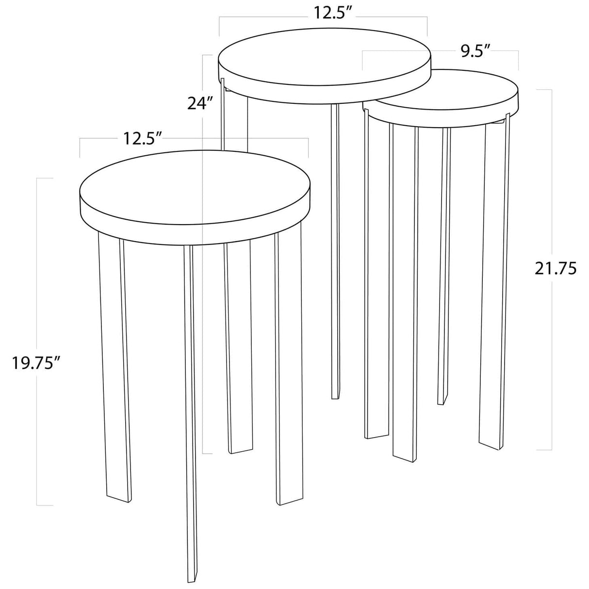 Regina Andrew Hair on Hide Mixer Table Set Furniture