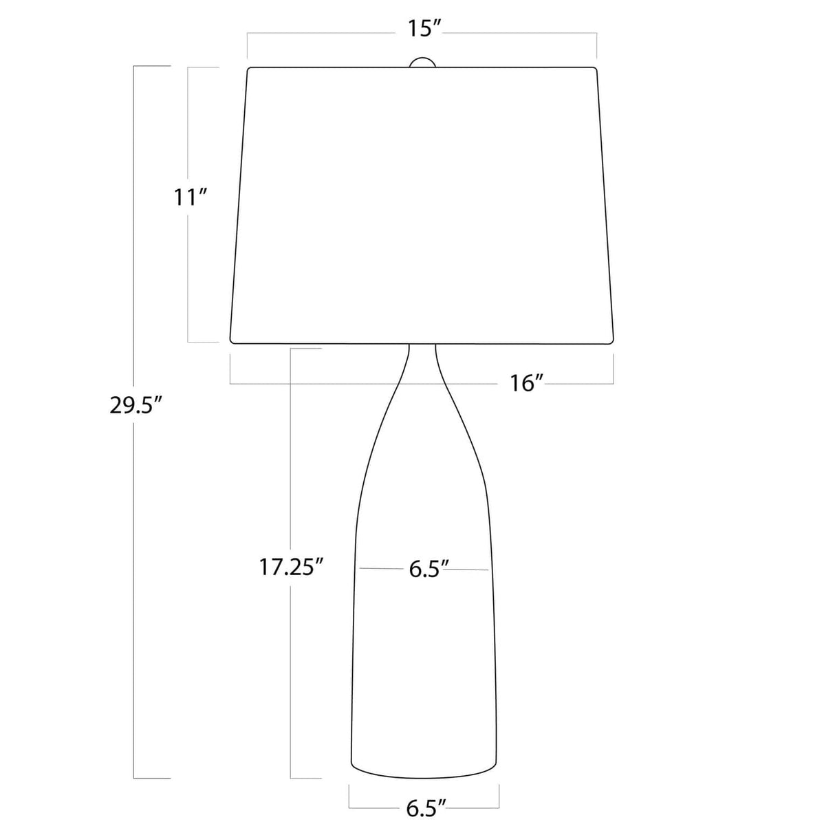 Regina Andrew Hayden Ceramic Table Lamp Lighting regina-andrew-13-1562 844717033254