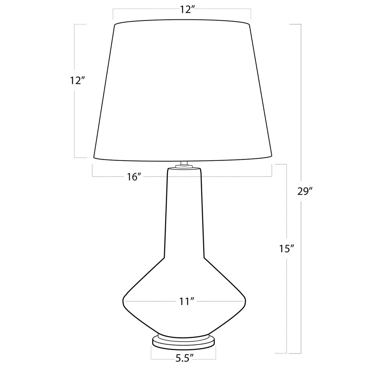 Regina Andrew Kayla Ceramic Table Lamp Lighting regina-andrew-13-1539