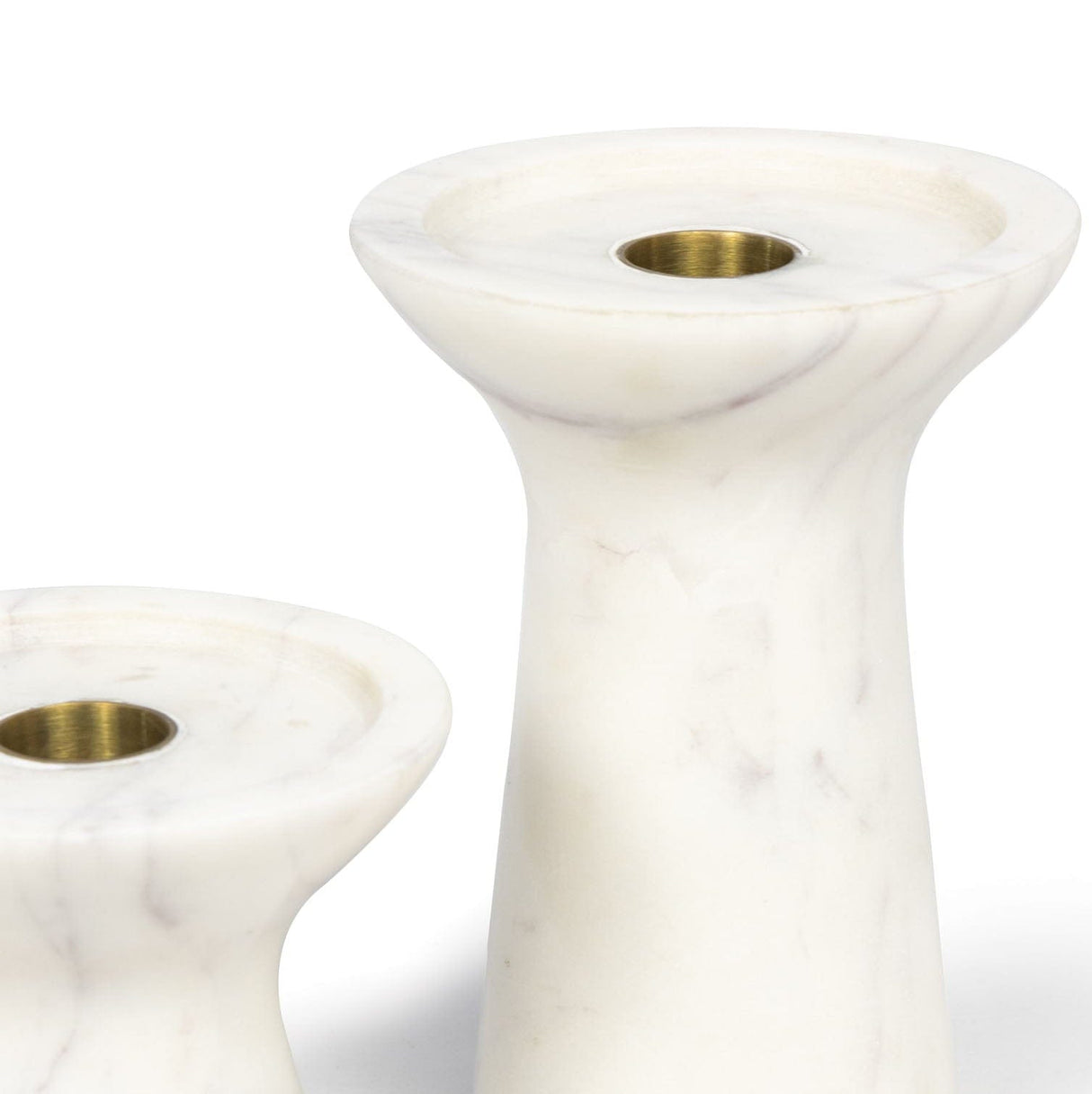 Regina Andrew Klein Marble Candle Holder Set Pillow & Decor regina-andrew-20-1455WT 844717033896