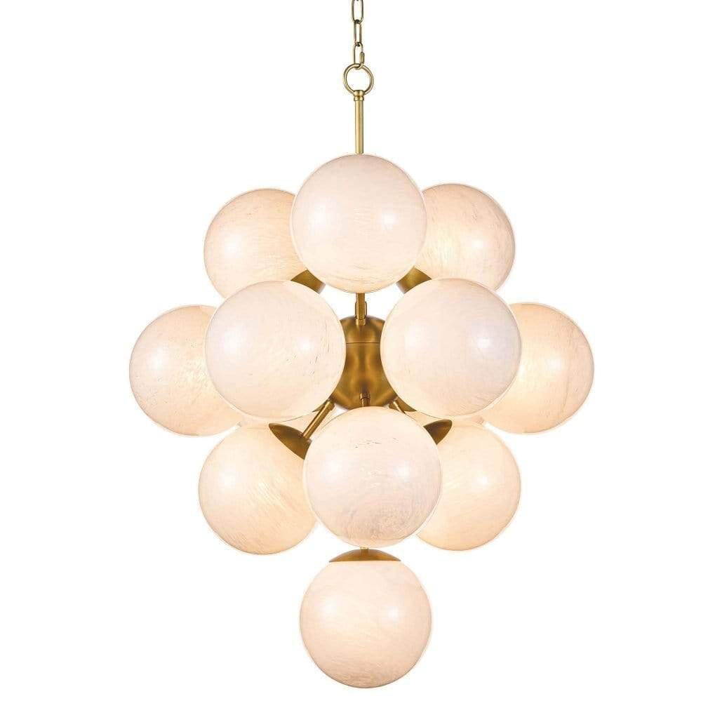 Regina Andrew La Dame Chandelier - Swirl Glass Lighting
