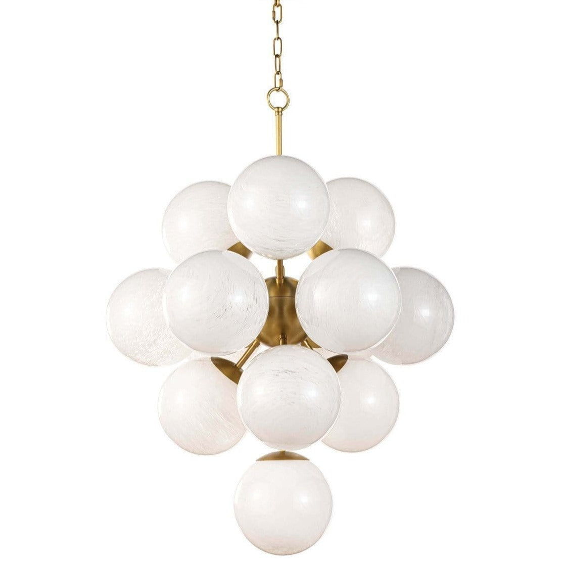 Regina Andrew La Dame Chandelier - Swirl Glass Lighting regina-andrew-16-1278SRLNB 844717097355