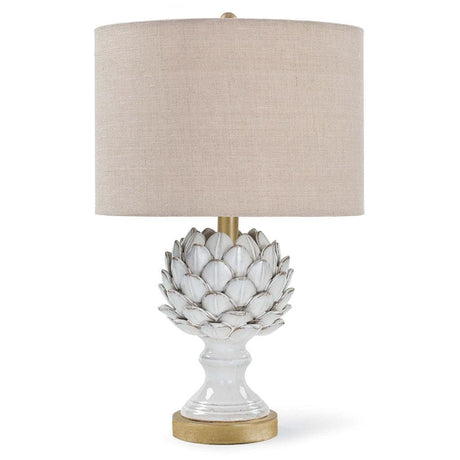 Regina Andrew Leafy Artichoke Ceramic Table Lamp - Off White Lighting regina-andrew-13-1194 00844717023705