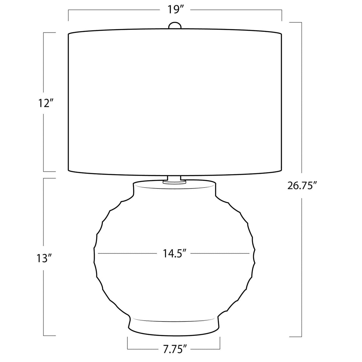 Regina Andrew Lewis Adobe Ceramic Table Lamp Lighting regina-andrew-13-1599