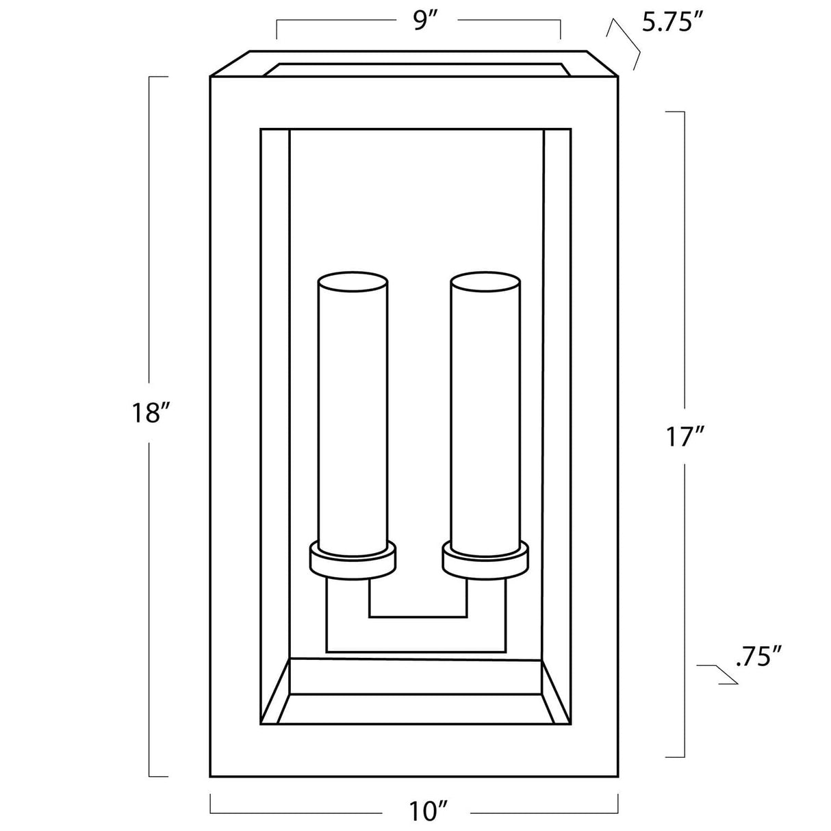 Regina Andrew Montecito Double Arm Outdoor Sconce Lighting regina-andrew-17-1032
