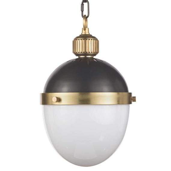 Regina Andrew Otis Pendant - Blackened Brass & Natural Brass Lighting