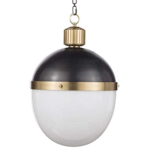 Regina Andrew Otis Pendant - Blackened Brass & Natural Brass Lighting