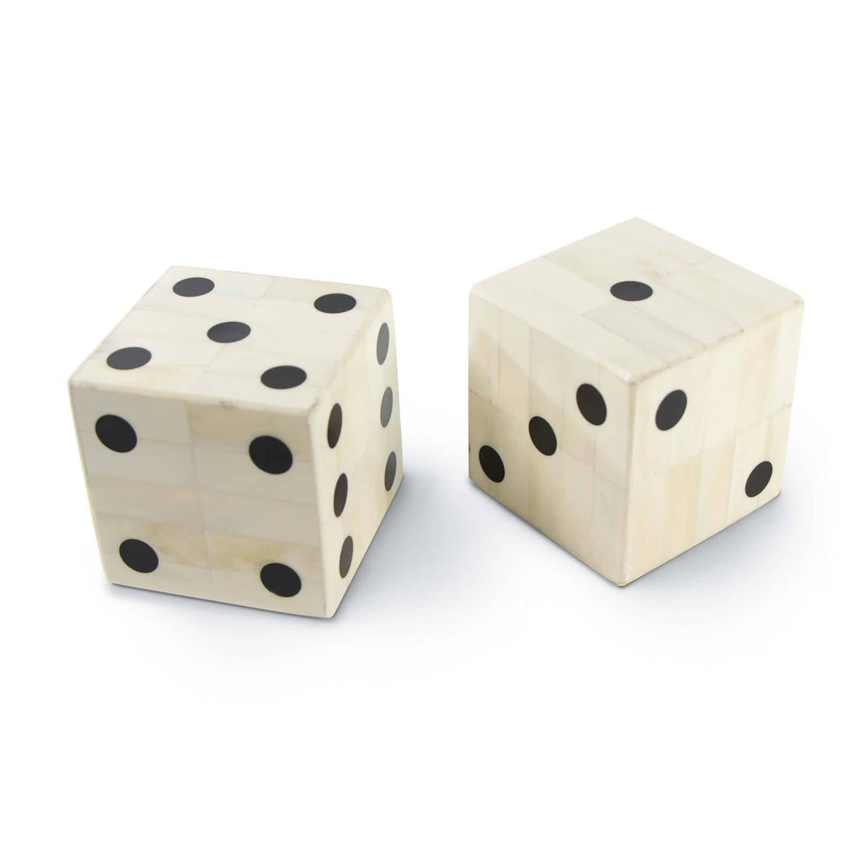 Regina Andrew Oversized Bone Gaming Dice Pair Pillow & Decor regina-andrew-20-1413 844717099991