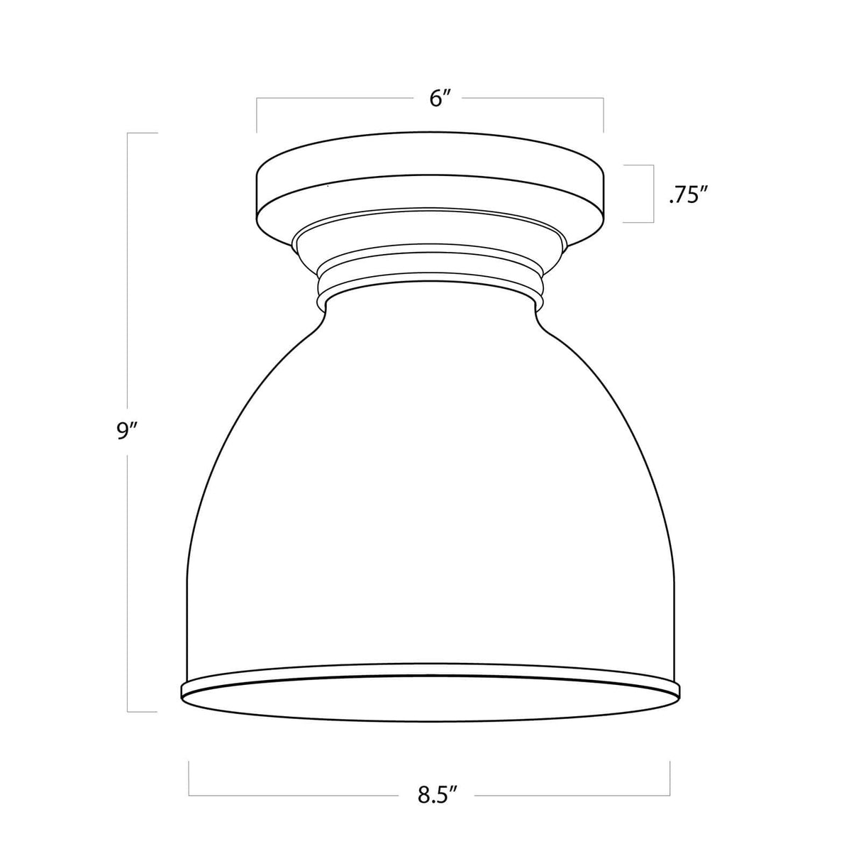 Regina Andrew Pantry Flush Mount Lighting