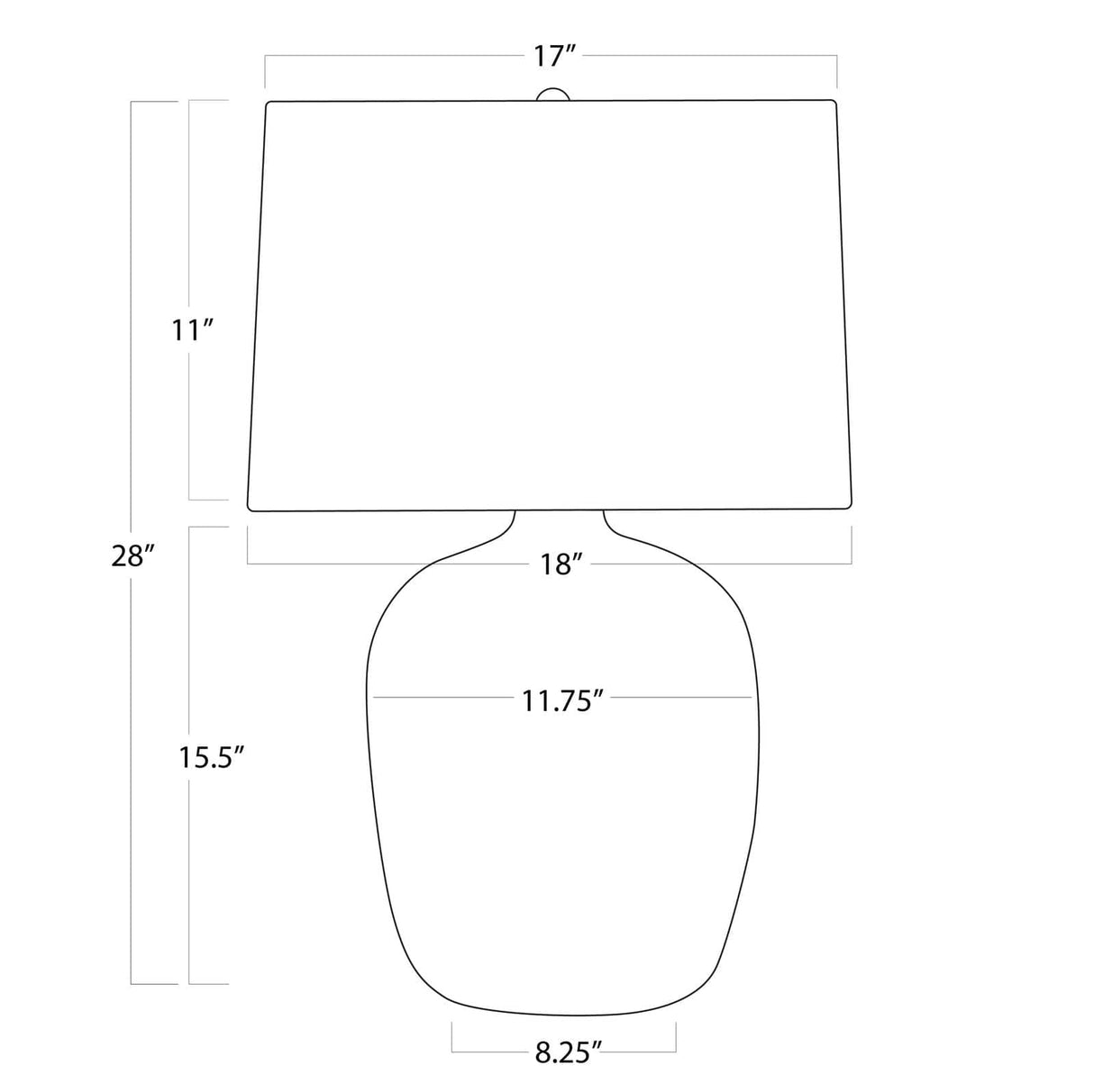 Regina Andrew Phoenix Ceramic Table Lamp Lighting regina-andrew-13-1563 844717033261