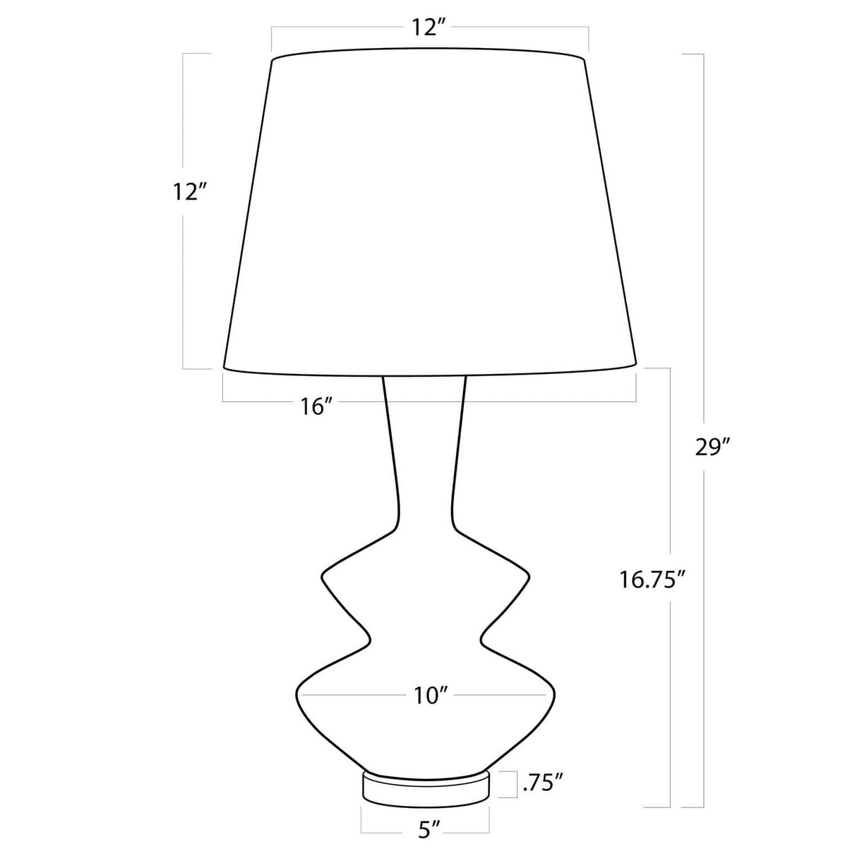 Regina Andrew Poe Metal Table Lamp Lighting regina-andrew-13-1540BLK 844717034183