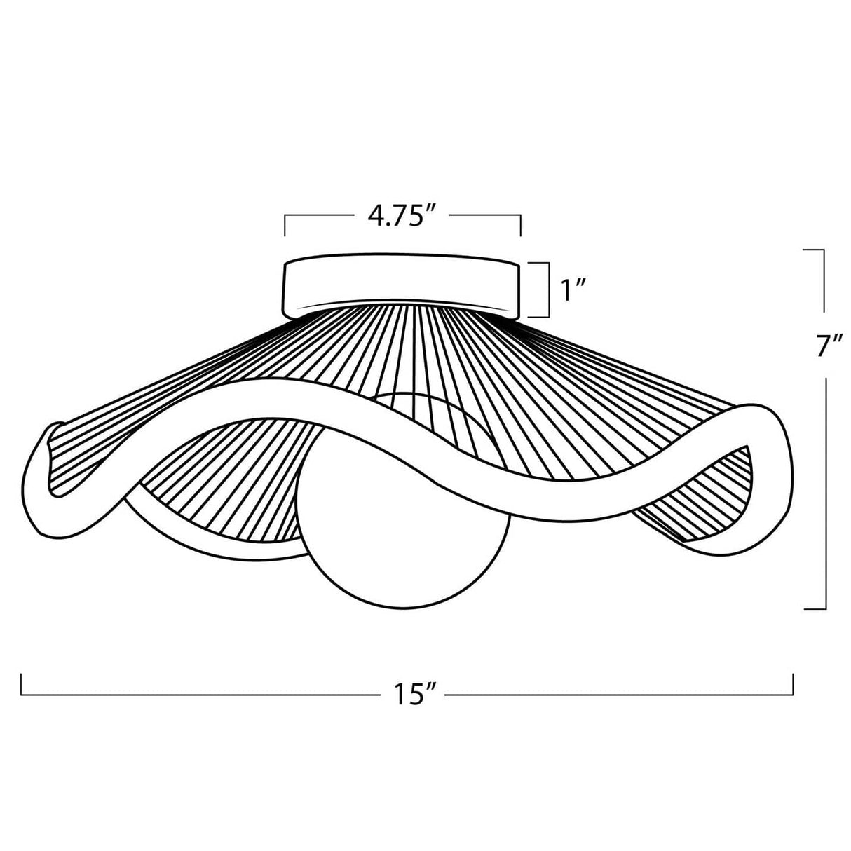 Regina Andrew Provence Cafe Flush Mount Lighting regina-andrew-16-1426