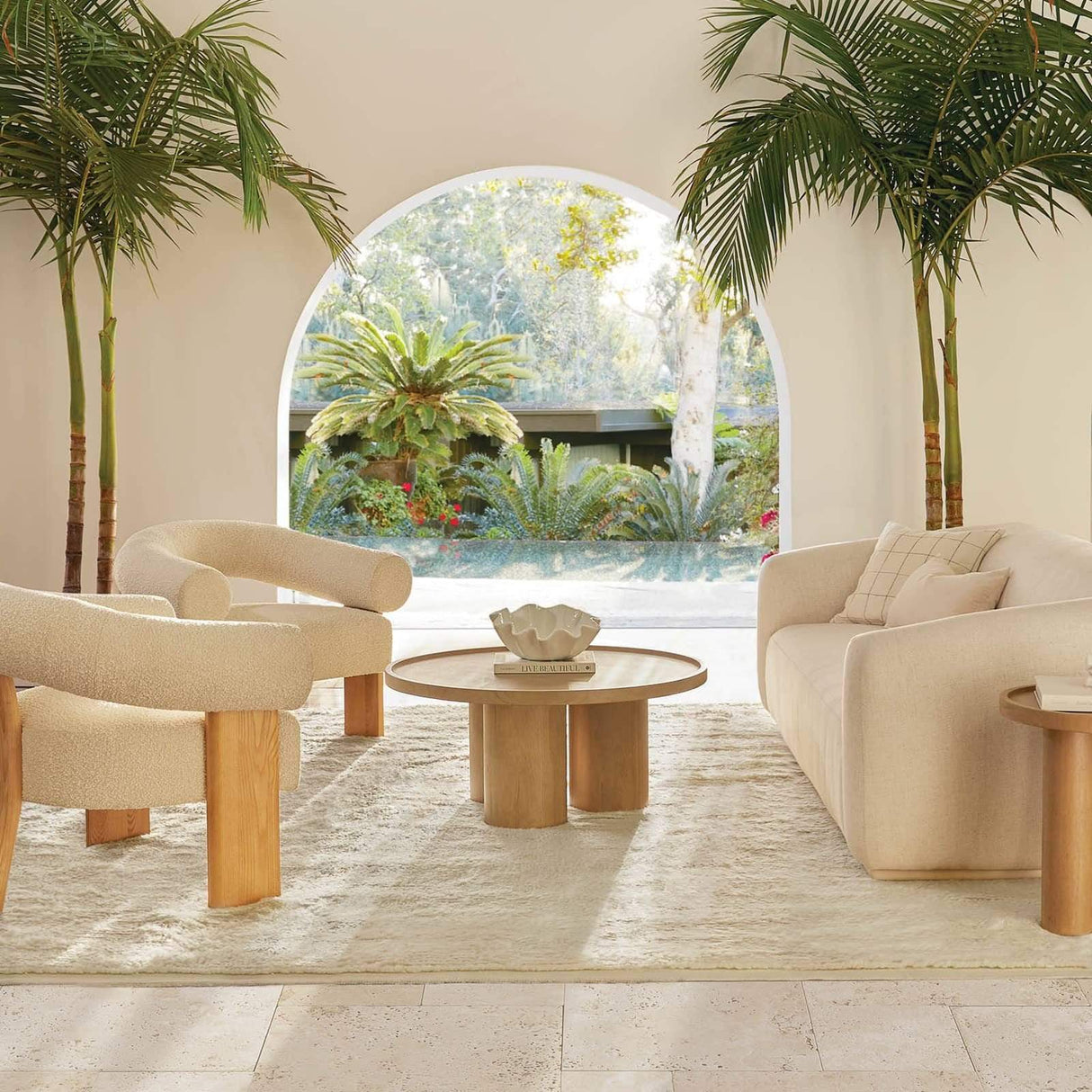 Regina Andrew Ruffle Ceramic Bowl Decor