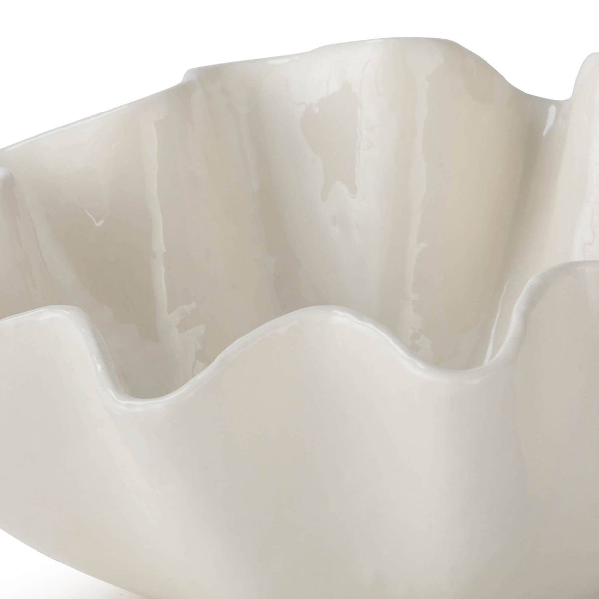 Regina Andrew Ruffle Ceramic Bowl Decor