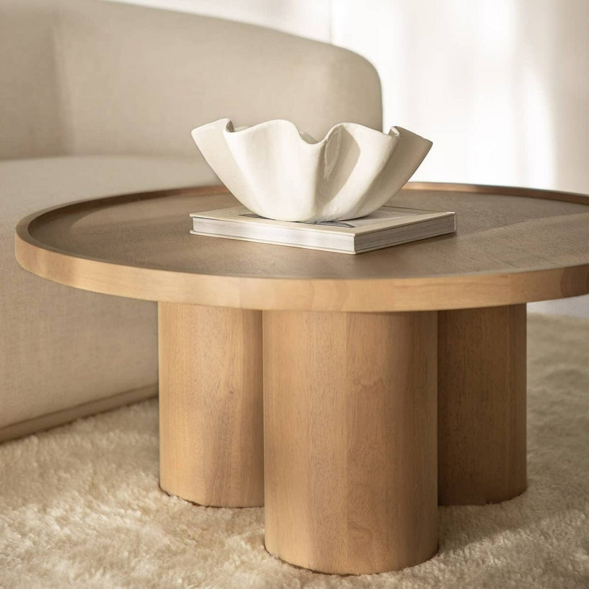 Regina Andrew Ruffle Ceramic Bowl Decor