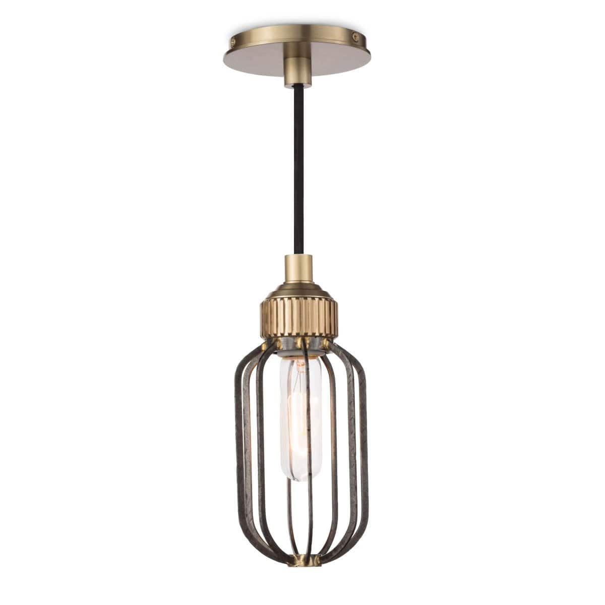 Regina Andrew Rupert Pendant - Worn Steel Lighting regina-andrew-16-1121WS 00844717027437