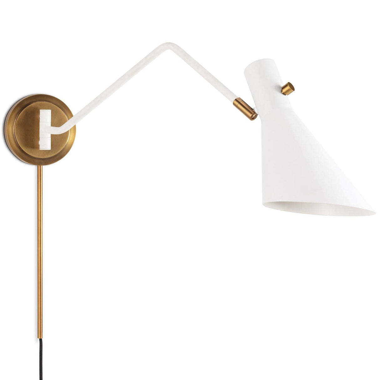 Regina Andrew Spyder Single Arm Sconce Lighting regina-andrew-15-1182WTNB 844717034053