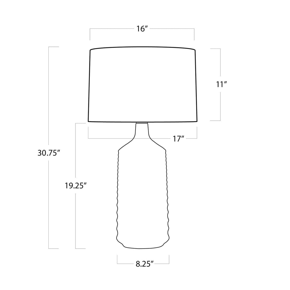 Regina Andrew Temperance Ceramic Table Lamp Lighting regina-andrew-13-1415