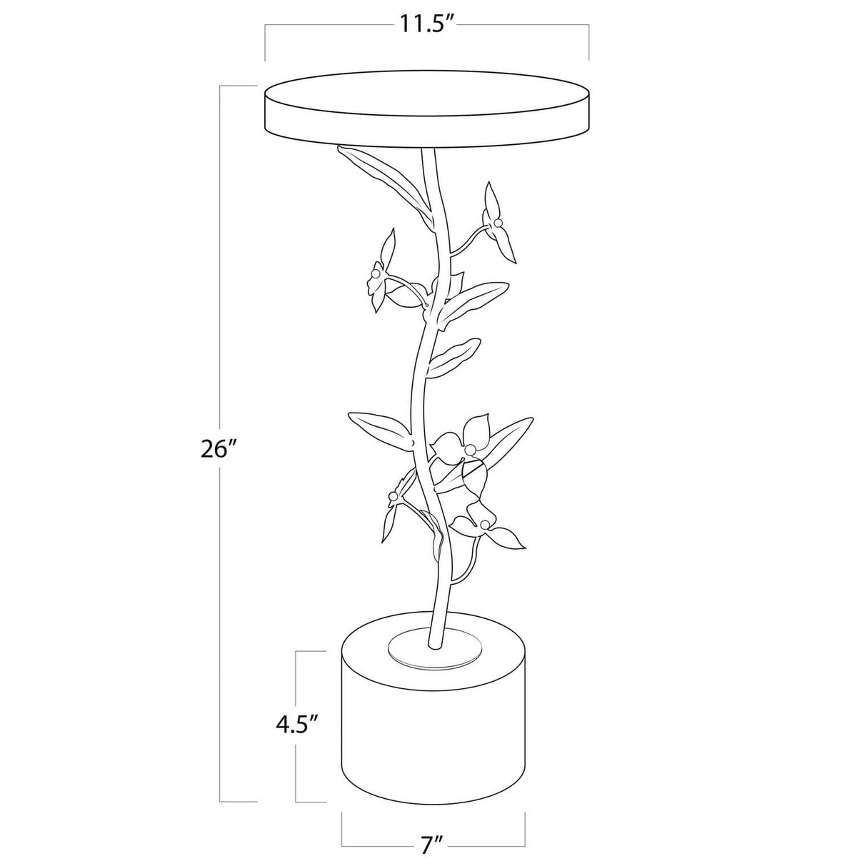 Regina Andrew Trillium Martini Table Furniture regina-andrew-30-1167 844717033568