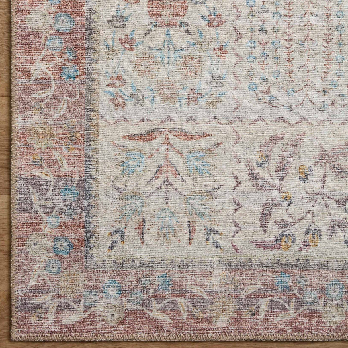 Rifle Paper Co. x Loloi Gallerie Cream Rug Rugs