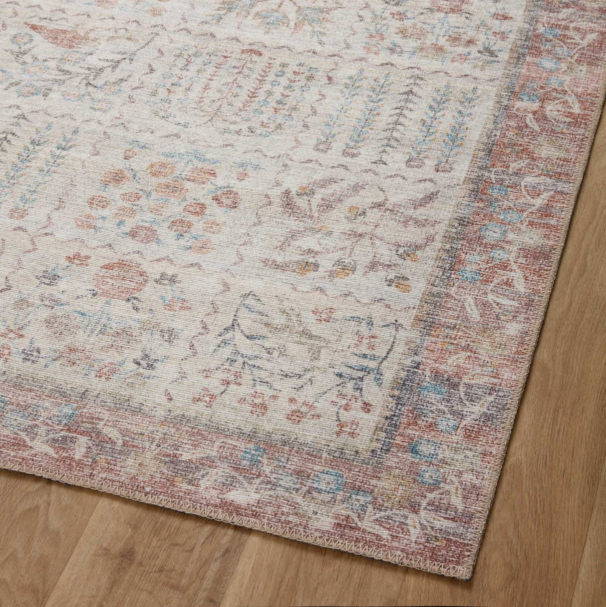 Rifle Paper Co. x Loloi Gallerie Cream Rug Rugs