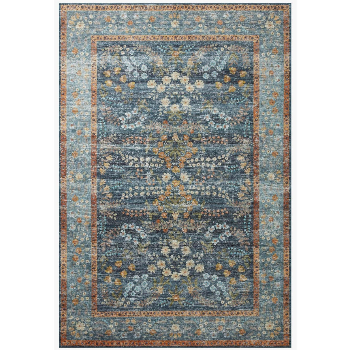 Rifle Paper Co. x Loloi Palais Rug - Navy Rugs