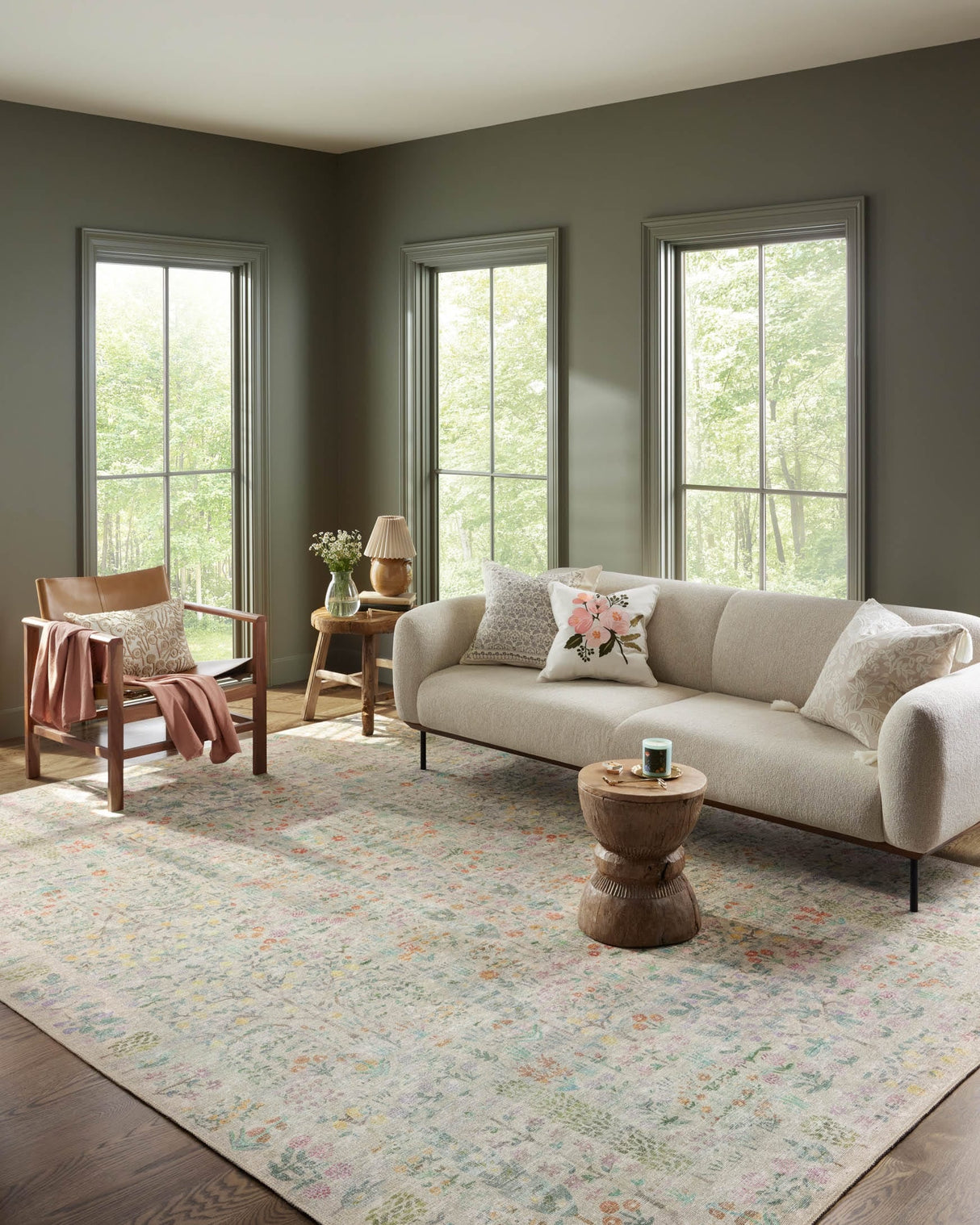 Rifle Paper Co. x Loloi Rifle Paper Co. Maison Grove Rug Rugs