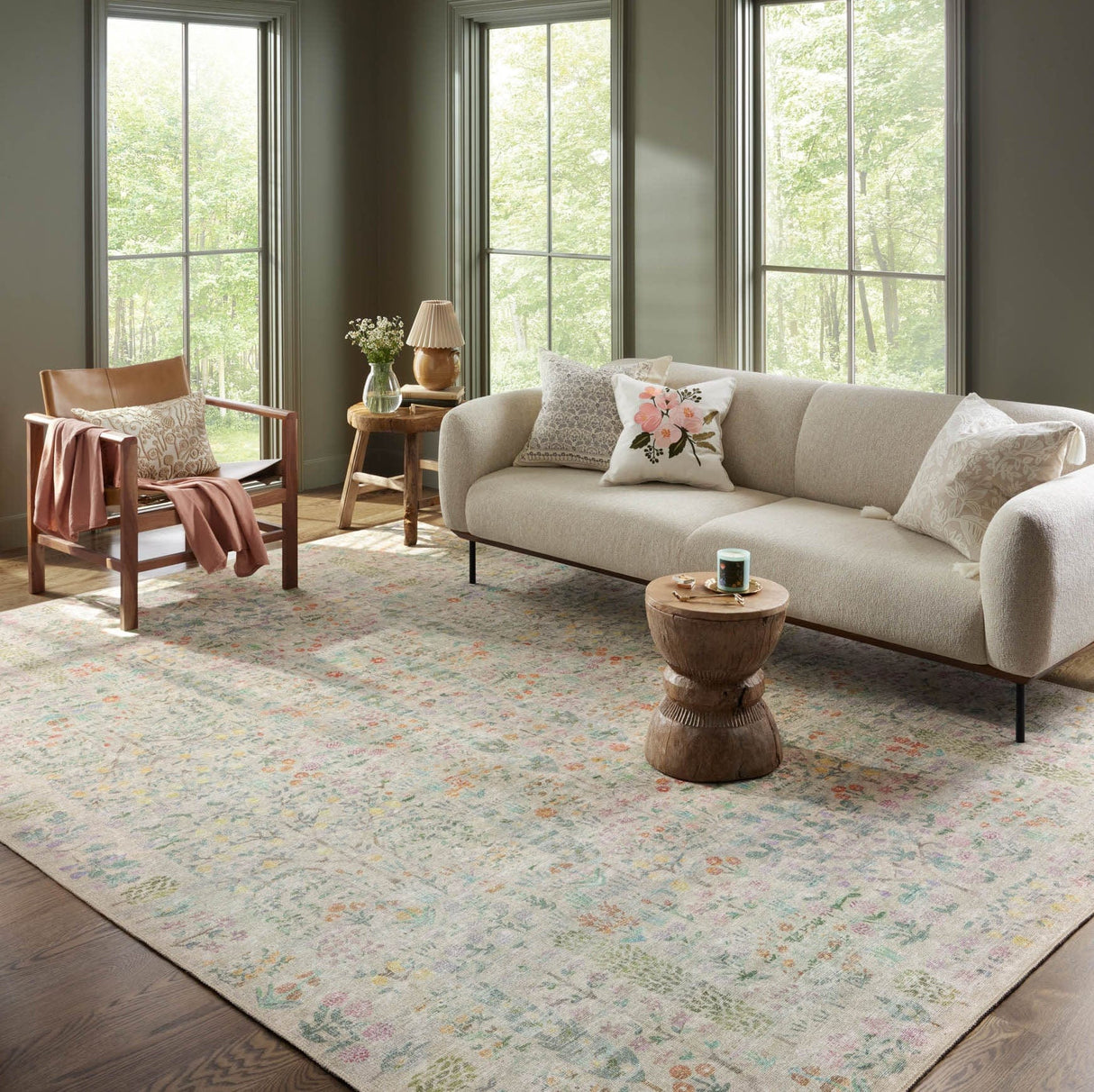 Rifle Paper Co. x Loloi Rifle Paper Co. Maison Grove Rug Rugs