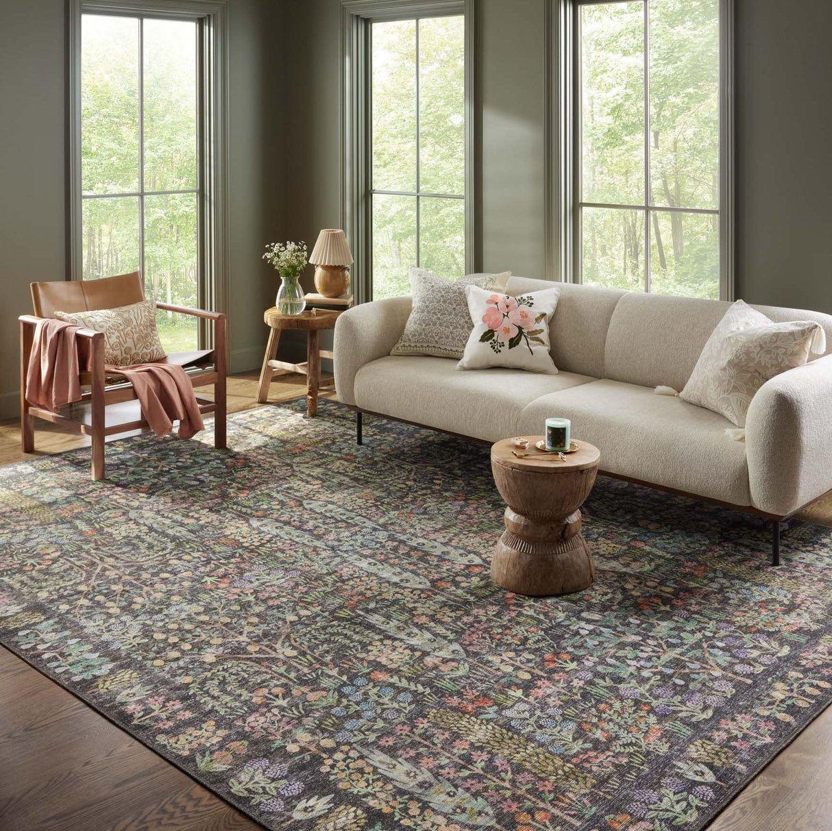 Rifle Paper Co. x Loloi Rifle Paper Co. Maison Grove Rug Rugs