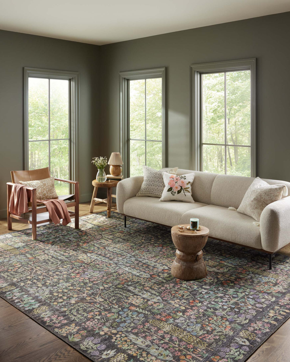 Rifle Paper Co. x Loloi Rifle Paper Co. Maison Grove Rug Rugs