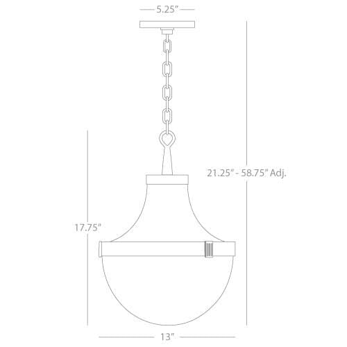 Robert Abbey Brighton Pendant Lighting
