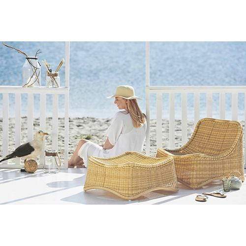 Sika Design Chill Lounge w/ Stool Furniture Sika-ND-E25-NAT