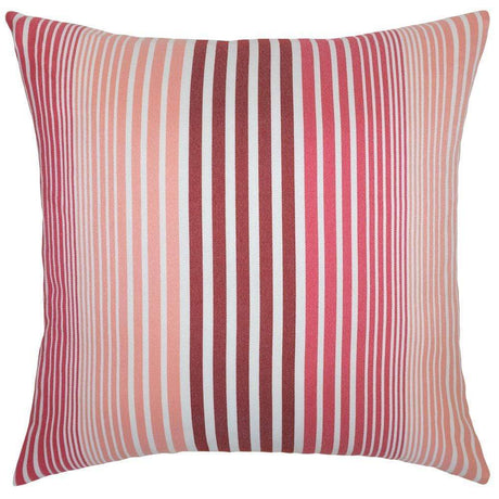 Square Feathers Home Outdoor Multi Pillow - Berry Outdoor