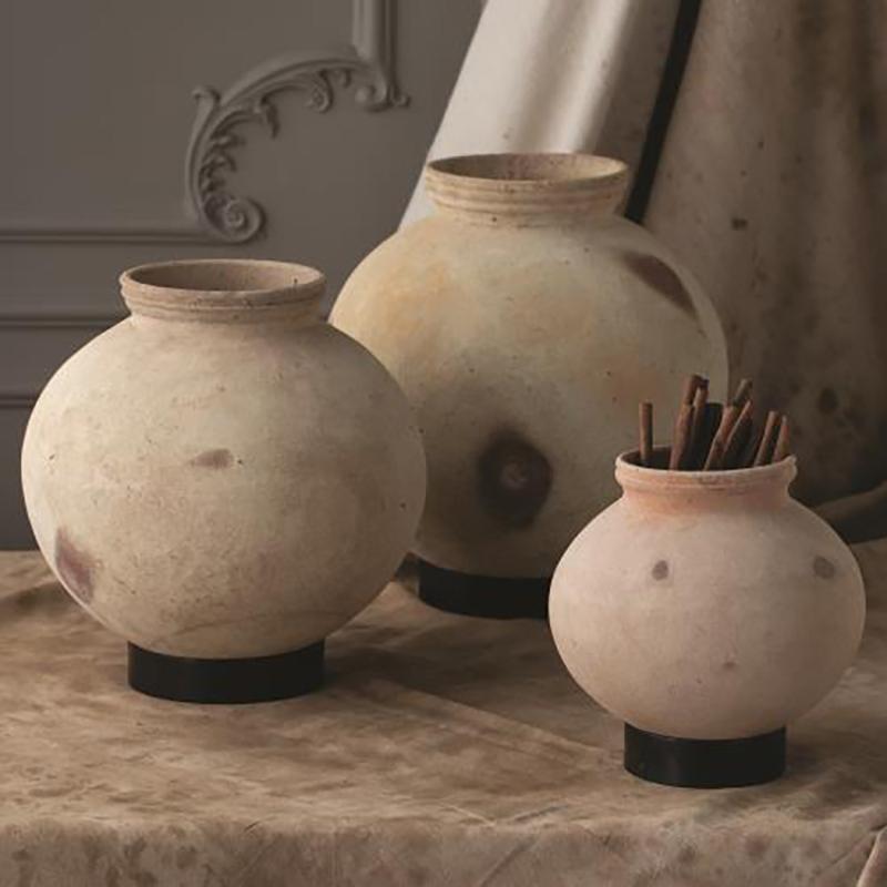 Studio A Desert Water Pot with Iron Base Decor