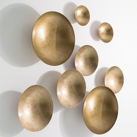 Studio A Indira Wall Bowl - Antique Brass Decor