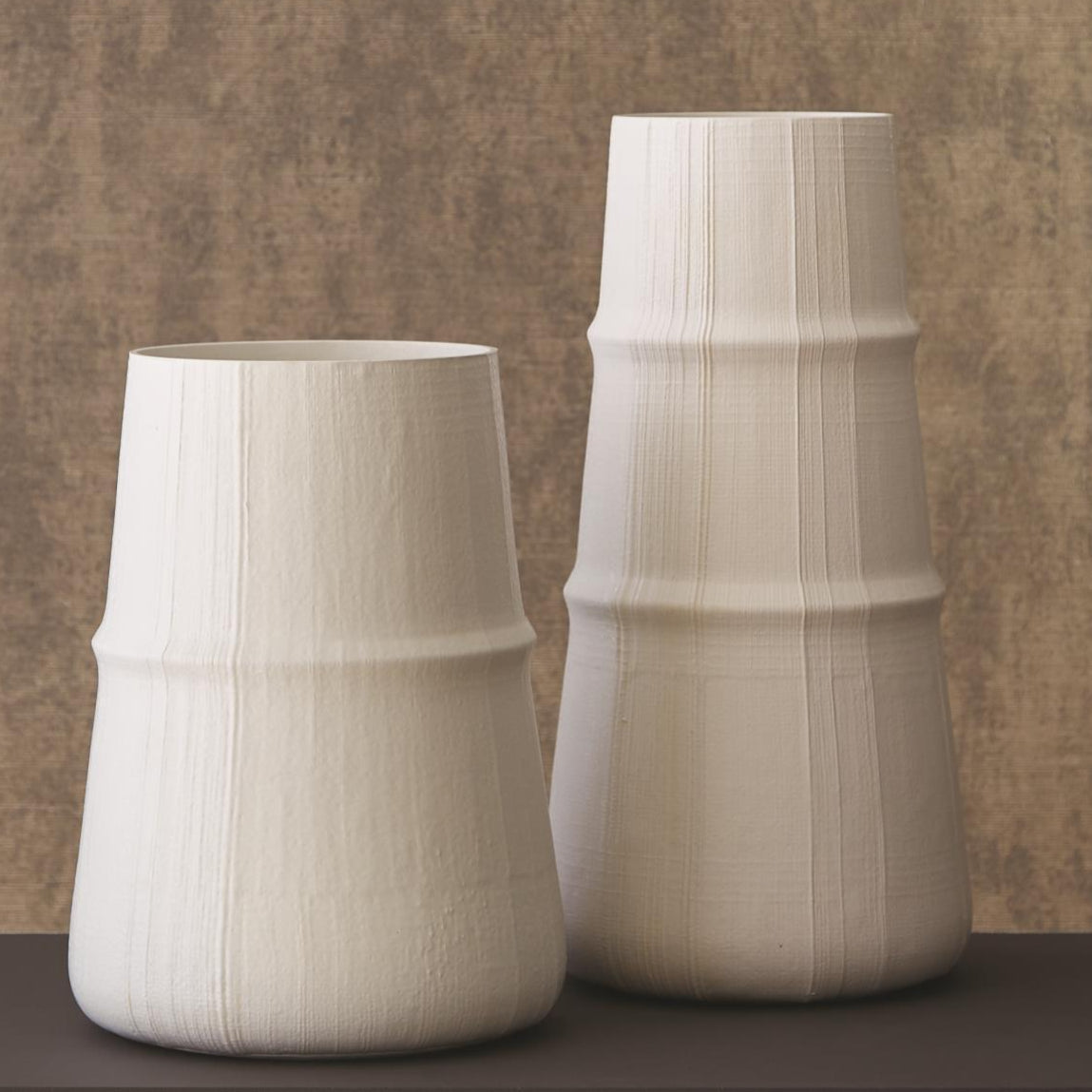 Studio A Linen Vase - Soft White Decor