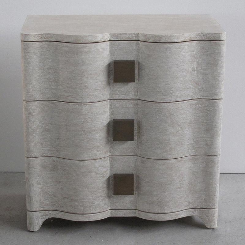 Studio A Toile Linen Bedside Chest Furniture Studio-A-7.20053
