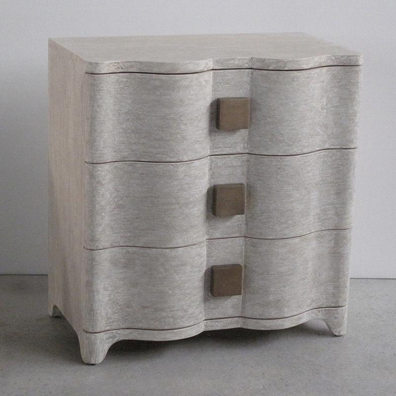 Studio A Toile Linen Bedside Chest Furniture Studio-A-7.20053