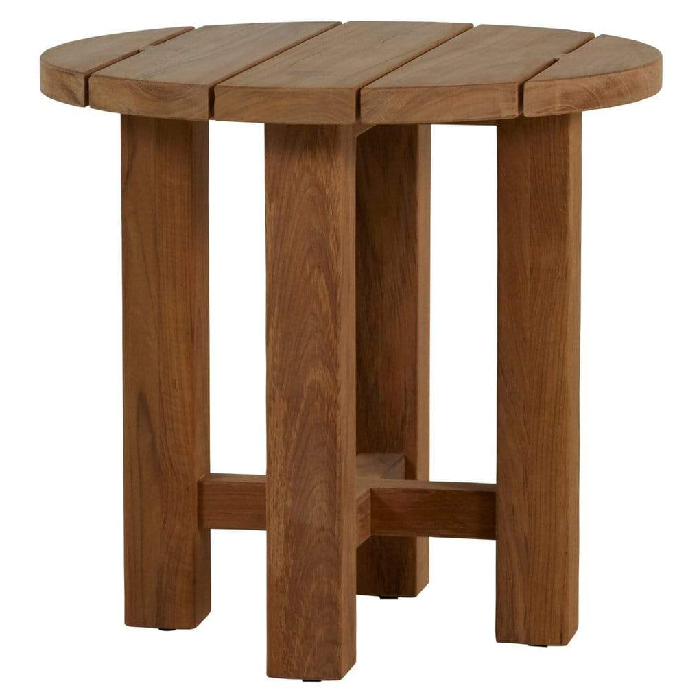Summer Classics Croquet Outdoor Teak End Table Furniture summer-classics-28364