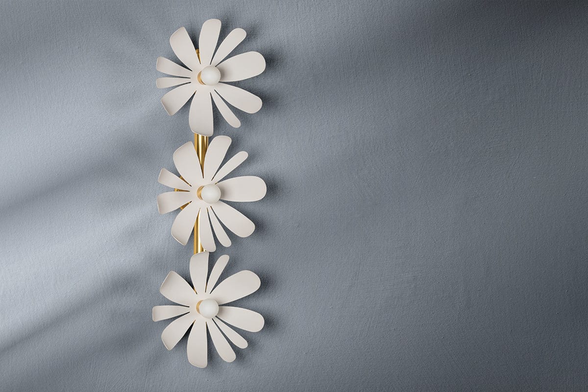 Tali Roth Twiggy Bath and Vanity 3 Light Wall Sconce Lighting mitzi-H698303-AGB/TWH