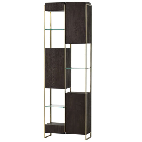Thomas Bina Marley Bookcase - Small Dark Oak Furniture thomas-bina-0704343