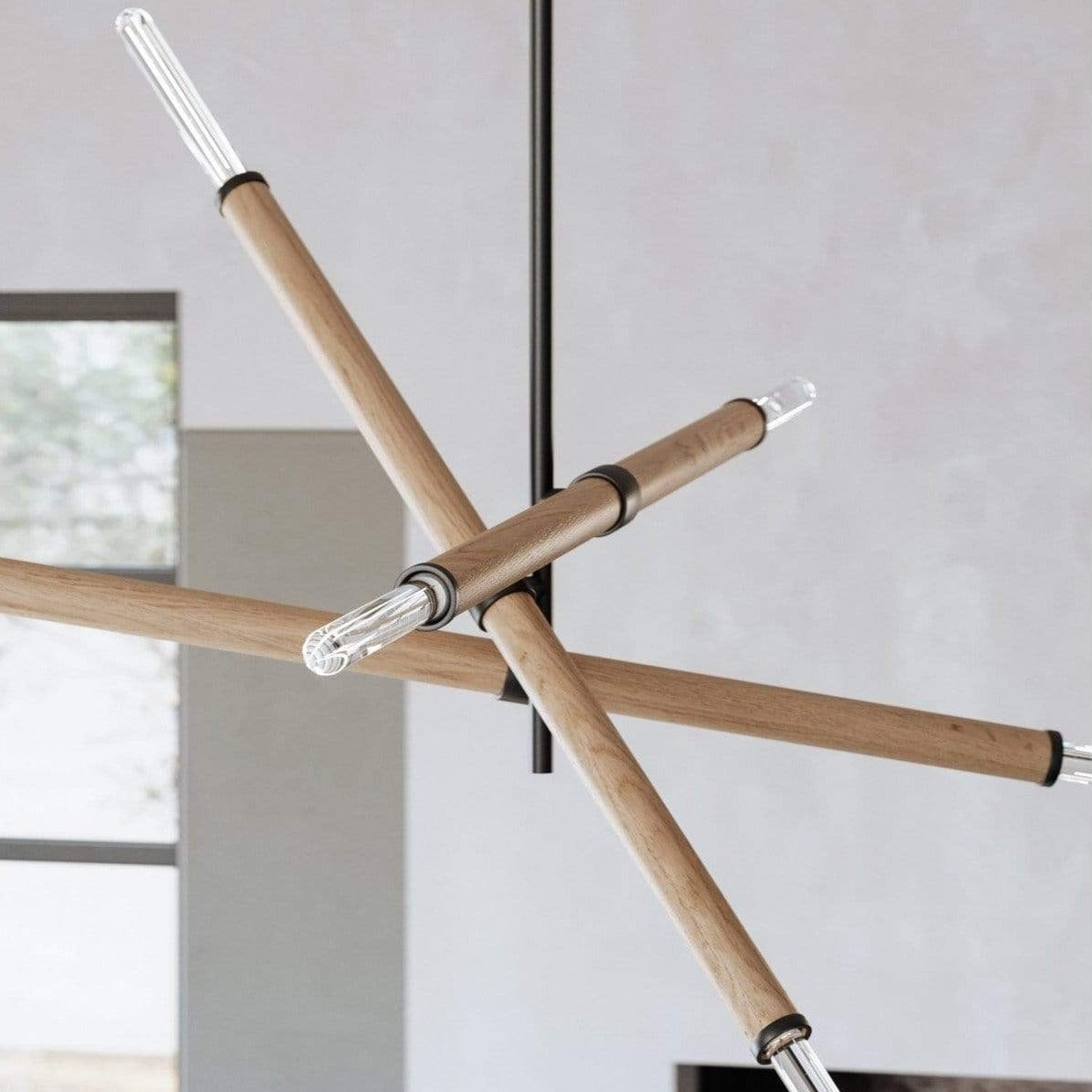 Troy Lighting Cruiz Chandelier Lighting troy-F8737-SBK/GL