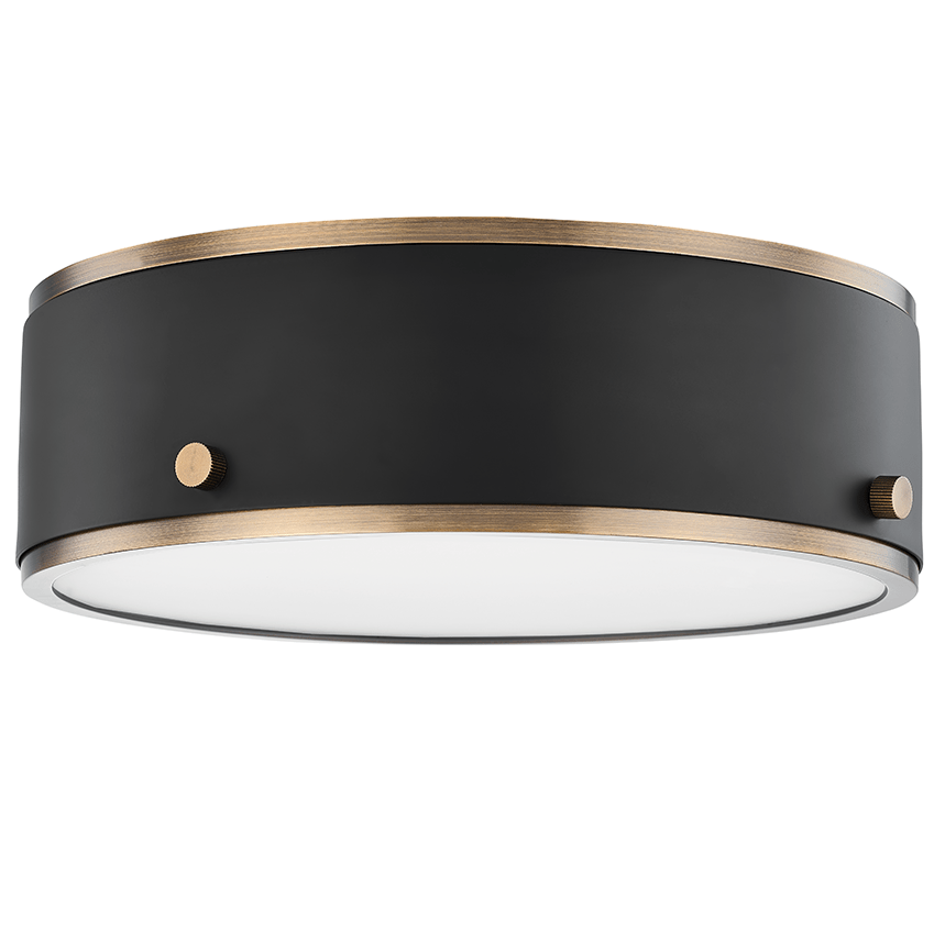 Troy Lighting Eli Flush Mount Lighting troy-C8312-PBR-SFB 76739123